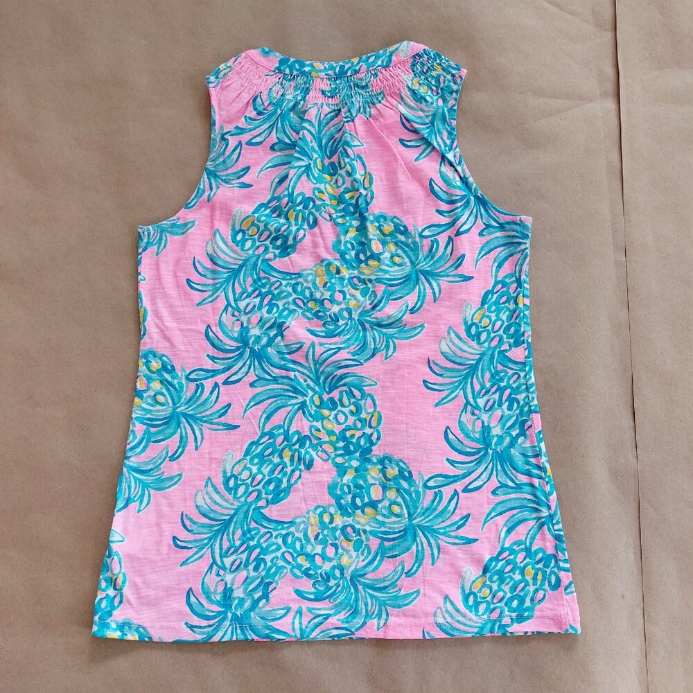Lilly Pilitzer Hot Pink Tank Blouse Top Women's XS - Picture 7 of 8